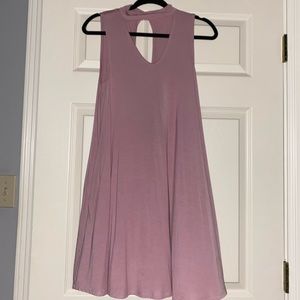 Mauve mini dress